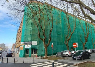 Reabilitação das fachadas do Edificio Mirafoz, Matosinhos - Porto